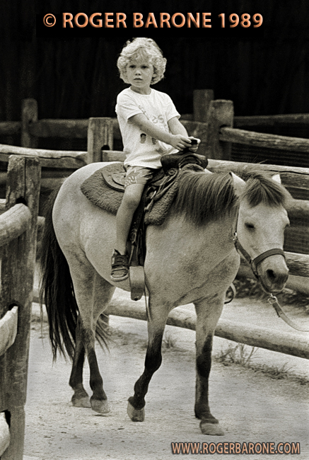 jimmy jagger at philly zoo on pony 1989