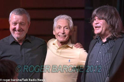 rolling stones drummer, charlie watts, with members of his ABCD Boogie Woogie Band photo by roger barone 6/29/12