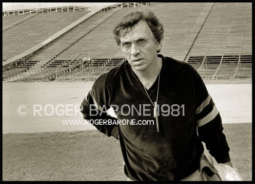 Rock and Roll Emprasario Bill Graham photo from Philly JFK Stadium Stones' press conference 8/26/81 by roger barone