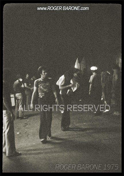 Rolling Stones guitarist Keith Richards backstage after concert (6/30/75) photo by roger barone