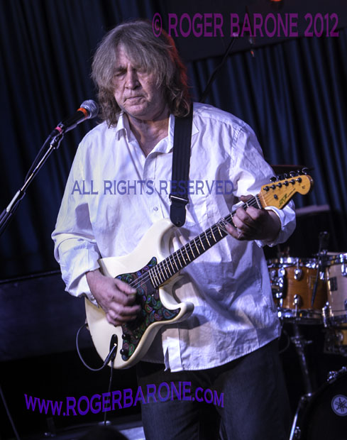 Rolling Stones guitarist Mick Taylor plays "No Expectations" at Iridium Club New York (5/12/12) photo roger barone
