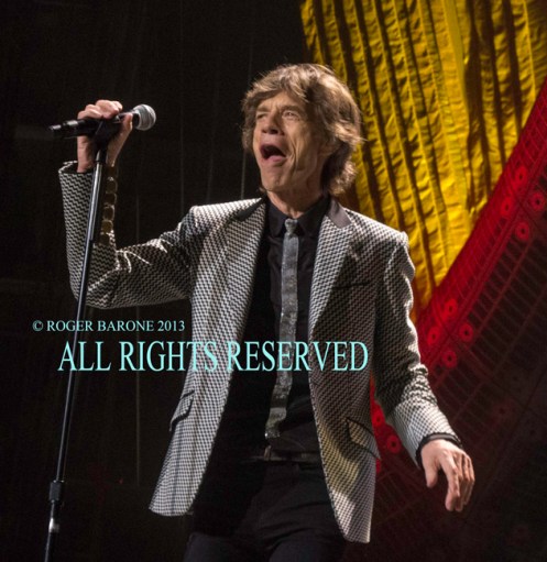 Mick Jagger and Rolling Stones Philly june 21, 2013. photo: roger barone 2013