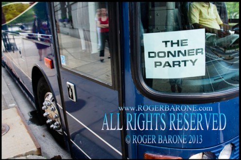 Rolling Stones' bus outside Four Seasons Hotel Philly: june 23, 2013, © roger barone