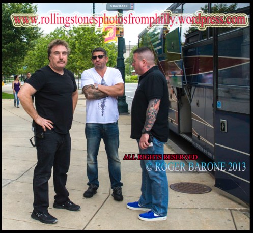 rolling stones body guards four seasons hotel philly june 23, 2013. © roger barone