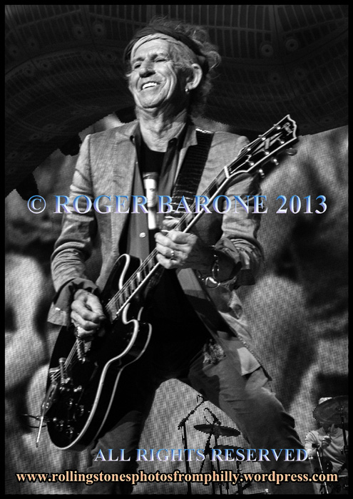 keith richards telecaster wells fargo center philly june 21, 2013 photo by roger barone