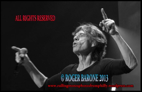 mick jagger wells fargo center 50 and counting photo by roger barone