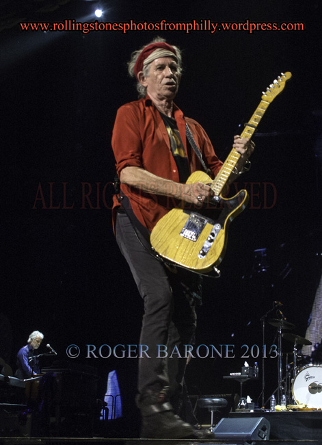 keith richards wells fargo center philly, june 21, 2013, © roger barone
