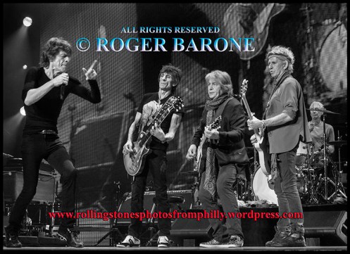 Rolling Stones playing "Midnight Rambler" in Philadelphia, June 21, 2013, © Roger Barone 2013