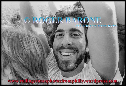 Rolling Stones' fans JFK Stadium, september 26, 1981, photo by roger barone